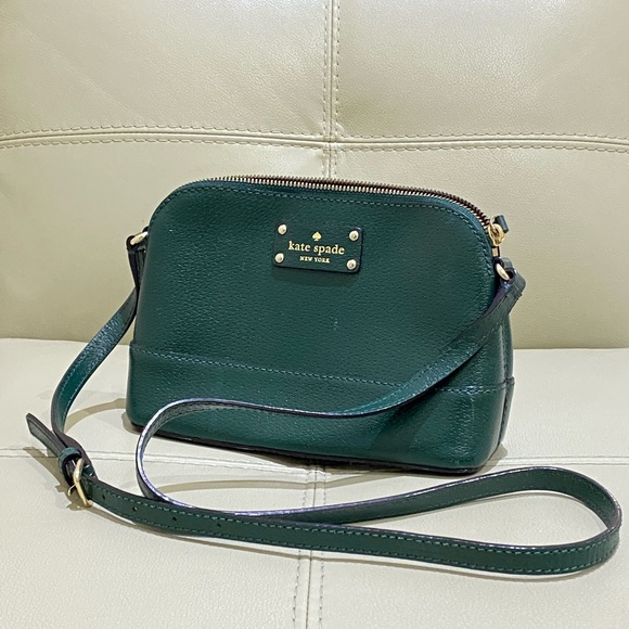 Kate Spade dark green crossbody bag - Picture 2 of 5